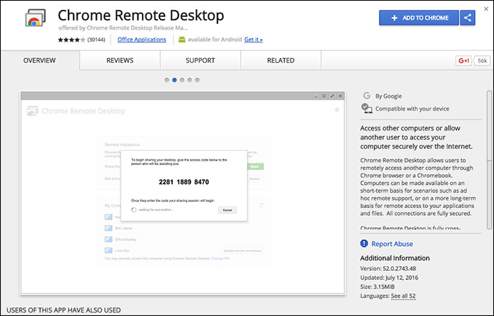 Google Remote Desktop App For Mac